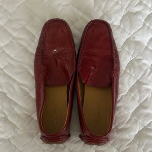 Cole Haan Red Leather Drivers/ loafers